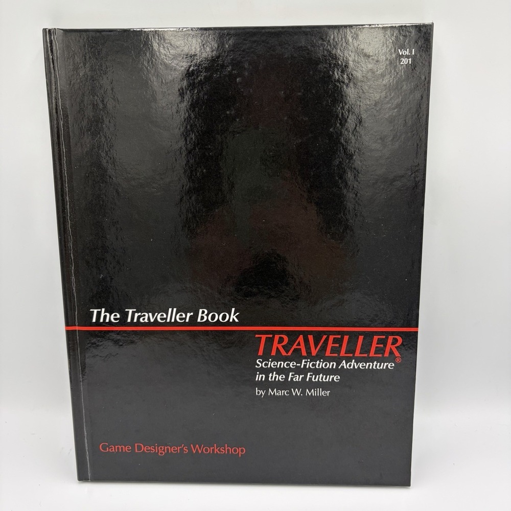 The Traveler Book Vol 1 RPG Marc Miller Games Design 201 Hardcover Sci-fi 1982